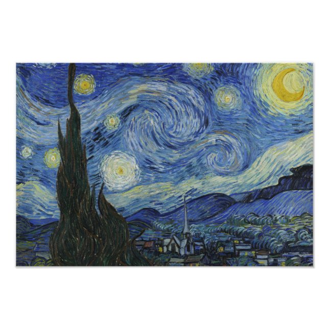Vincent van Gogh - Starry Night Fotodruck (Vorne)