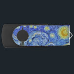 Vincent van Gogh Starry Night Gallery USB Stick<br><div class="desc">Vincent van Gogh. Starry Night. c)1889. Öl auf Leinwand. Schönes Kunstwerk Originalgemälde des berühmten niederländischen Post-Impressionisten Vincent van Gogh.</div>