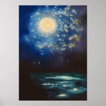 Vincent Van Gogh Starry Night im Ozean
