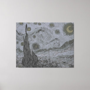 Vincent Van Gogh - Starry Night Leinwanddruck