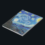 Vincent Van Gogh Starry Night Notepad Notizblock<br><div class="desc">Mein 8yo Sohn studiert Kunst in der zweiten Klasse,  und jetzt weiß er,  wer Van Gogh ist...  unter anderen großen Künstlern. Starry Night ist eines seiner liebsten Gemälde und ich hoffe,  es ist auch dein.</div>