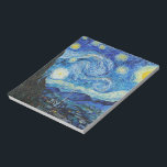 Vincent Van Gogh Starry Night Notepad Notizblock<br><div class="desc">Mein 8yo Sohn studiert Kunst in der zweiten Klasse,  und jetzt weiß er,  wer Van Gogh ist...  unter anderen großen Künstlern. Starry Night ist eines seiner liebsten Gemälde und ich hoffe,  es ist auch dein.</div>