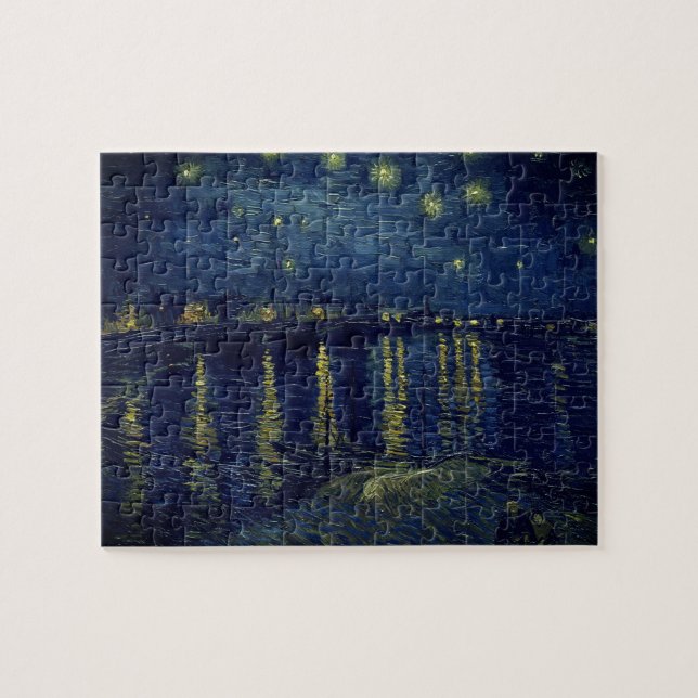 Vincent Van Gogh Starry Night on the Rhone Puzzle (Horizontal)