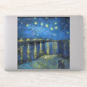 Vincent van Gogh - Starry Night Over the Rhone Aufkleber
