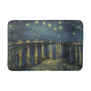 Vincent van Gogh   Starry Night Over the Rhone Badematte