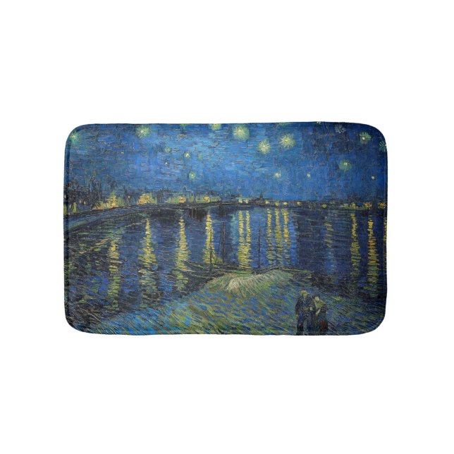 Vincent van Gogh - Starry Night Over the Rhone Badematte (Vorderseite)