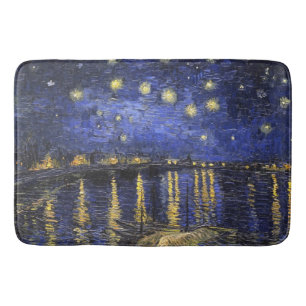 Vincent van Gogh Starry Night Over The Rhone Badematte