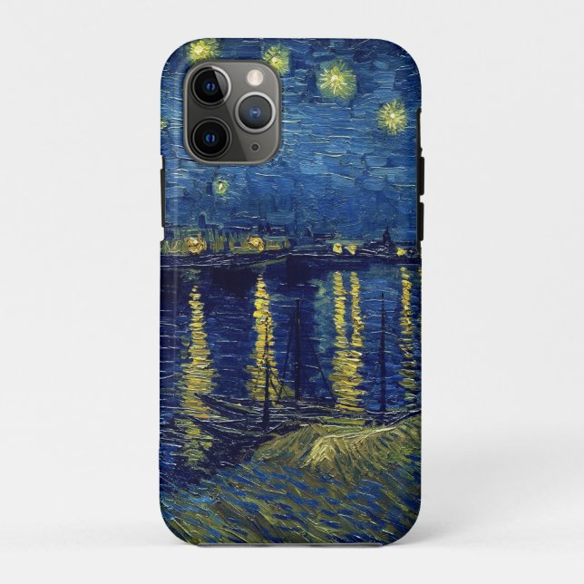 Vincent Van Gogh "Starry Night Over the Rhone" Case-Mate iPhone Hülle (Rückseite)