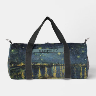 Vincent van Gogh Starry Night Over the Rhone Duffle Bag