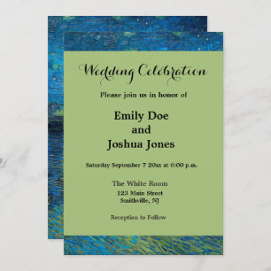 Vincent Van Gogh Starry Night Over the Rhone Einladung