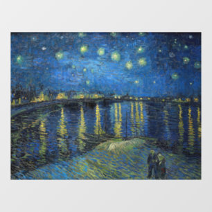 Vincent van Gogh - Starry Night Over the Rhone Fensteraufkleber
