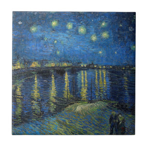 Vincent van Gogh - Starry Night Over the Rhone Fliese