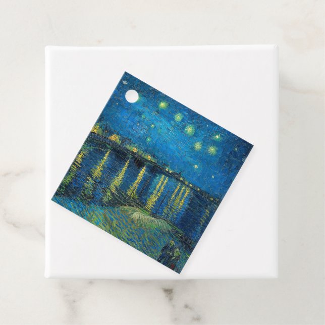 Vincent Van Gogh Starry Night Over the Rhone Geschenkanhänger (Beispiel)