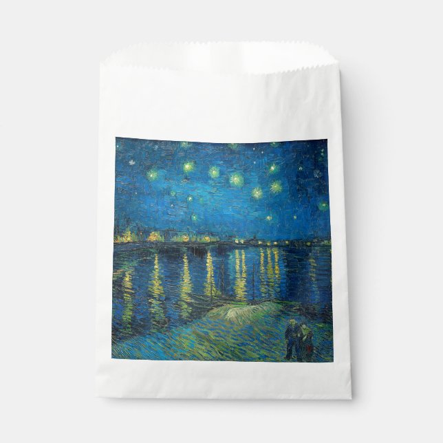 Vincent Van Gogh Starry Night Over the Rhone Geschenktütchen (Vorderseite)