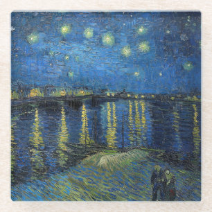 Vincent van Gogh - Starry Night Over the Rhone Glasuntersetzer
