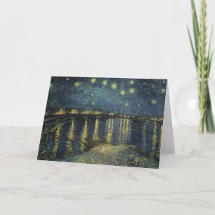 Vincent van Gogh Starry Night Over the Rhone Karte