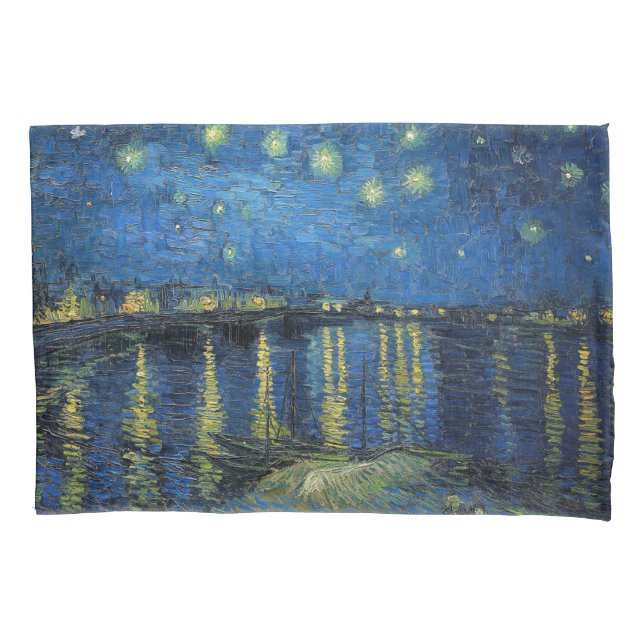 Vincent van Gogh - Starry Night Over the Rhone Kissenbezug (Vorderseite)