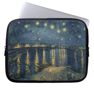 Vincent van Gogh   Starry Night Over the Rhone Laptopschutzhülle