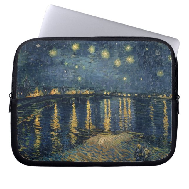 Vincent van Gogh | Starry Night Over the Rhone Laptopschutzhülle (Vorderseite)