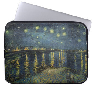 Vincent van Gogh Starry Night Over the Rhone Laptopschutzhülle