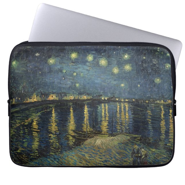 Vincent van Gogh | Starry Night Over the Rhone Laptopschutzhülle (Vorderseite)