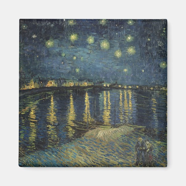 Vincent van Gogh | Starry Night Over the Rhone Magnet (Vorne)