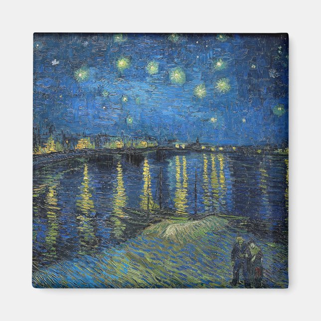 Vincent van Gogh - Starry Night Over the Rhone Magnet (Vorne)