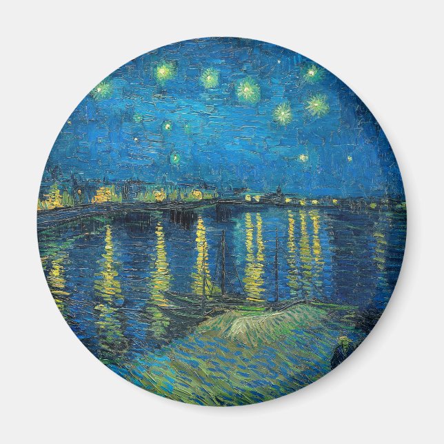 Vincent Van Gogh Starry Night Over the Rhone Magnet (Vorne)