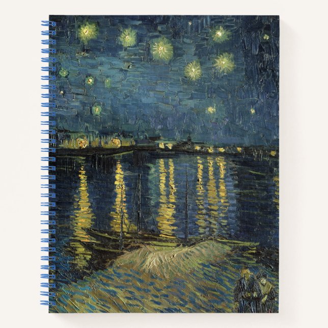 Vincent van Gogh | Starry Night Over the Rhone Notizbuch (Vorderseite)