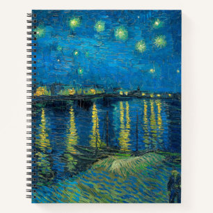 Vincent Van Gogh Starry Night Over the Rhone Notizbuch