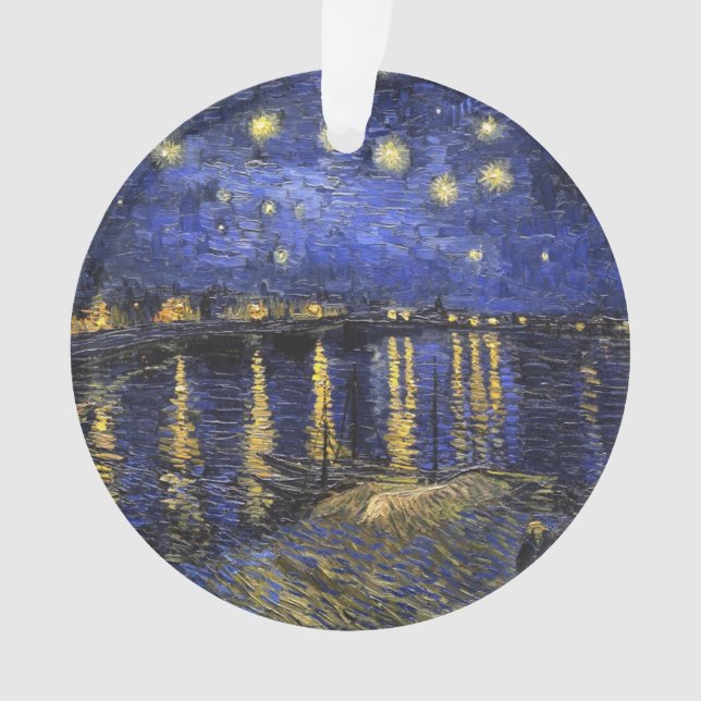 Vincent van Gogh Starry Night Over The Rhone Ornament (Vorderseite)