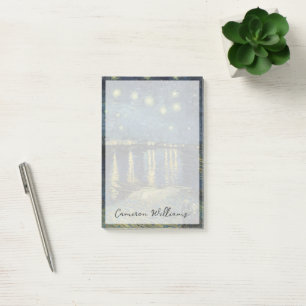 Vincent van Gogh Starry Night Over the Rhone Post-it Klebezettel