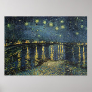 Vincent van Gogh   Starry Night Over the Rhone Poster