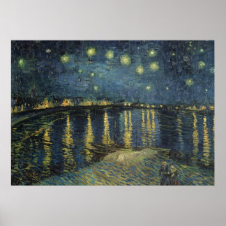 Vincent van Gogh | Starry Night Over the Rhone Poster