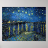 Vincent Van Gogh - Starry Night Over the Rhone