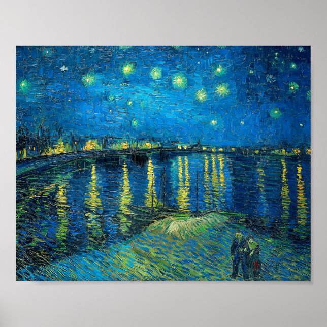 Vincent van Gogh Starry Night Over The Rhone Poster (Vorne)