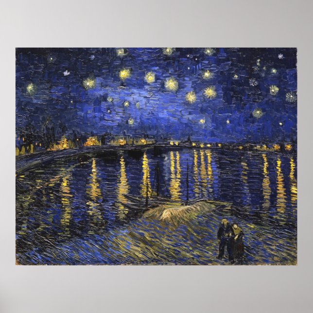 Vincent van Gogh Starry Night Over The Rhone Poster (Vorne)