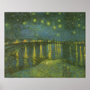 Vincent van Gogh - Starry Night Over the Rhone Poster