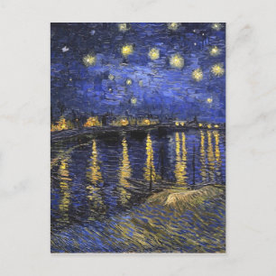 Vincent van Gogh Starry Night Over The Rhone Postkarte