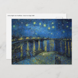 Vincent van Gogh - Starry Night Over the Rhone Postkarte