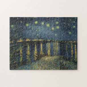 Vincent van Gogh   Starry Night Over the Rhone Puzzle