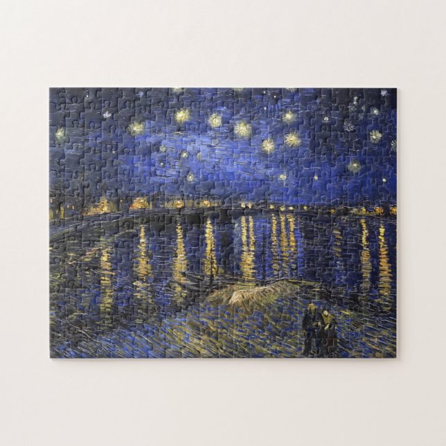Vincent van Gogh Starry Night Over The Rhone Puzzle (Horizontal)