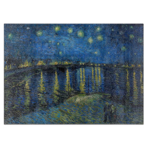 Vincent van Gogh - Starry Night Over the Rhone Schneidebrett