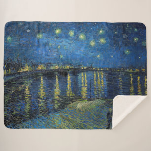 Vincent van Gogh - Starry Night Over the Rhone Sherpadecke