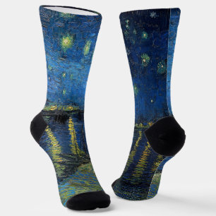 Vincent van Gogh - Starry Night Over the Rhone Socken