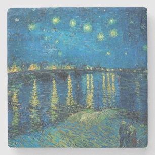 Vincent Van Gogh Starry Night Over the Rhone Steinuntersetzer