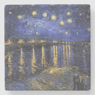 Vincent van Gogh Starry Night Over The Rhone Steinuntersetzer