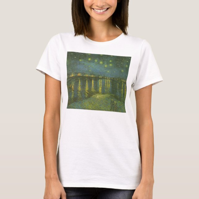Vincent van Gogh - Starry Night Over the Rhone T-Shirt (Vorderseite)