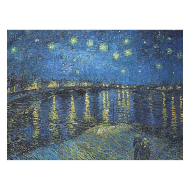 Vincent van Gogh - Starry Night Over the Rhone Tischdecke (Vorderseite (Horizontal))