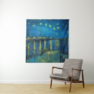 Vincent Van Gogh Starry Night Over the Rhone Wandteppich